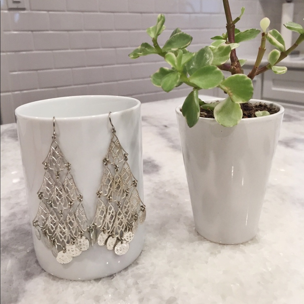 Silver Chandelier Earrings